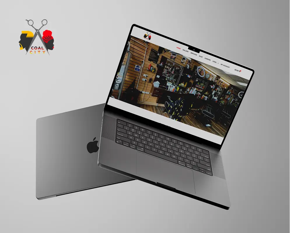 Website design for CoalCity Barbers and Beauty LTD, United Kingdom